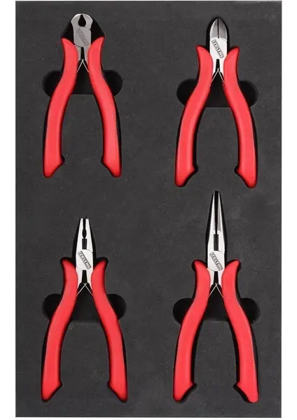 İzeltaş Elektronikçi Keski ve Pense Seti 4 Parça