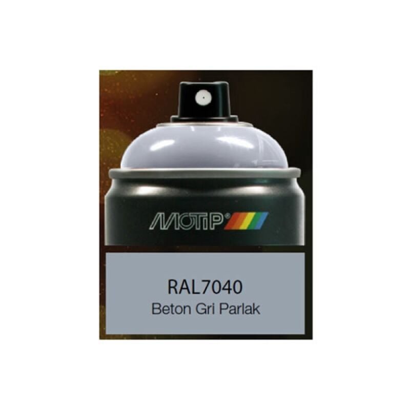 Motip Carat RAL7040 Beton Gri Parlak Sprey Boya 400 ml
