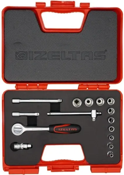1107 00 6015 Altı Köşe Lokma Anahtar Takımı 1/4'' 15 Parça İzeltaş