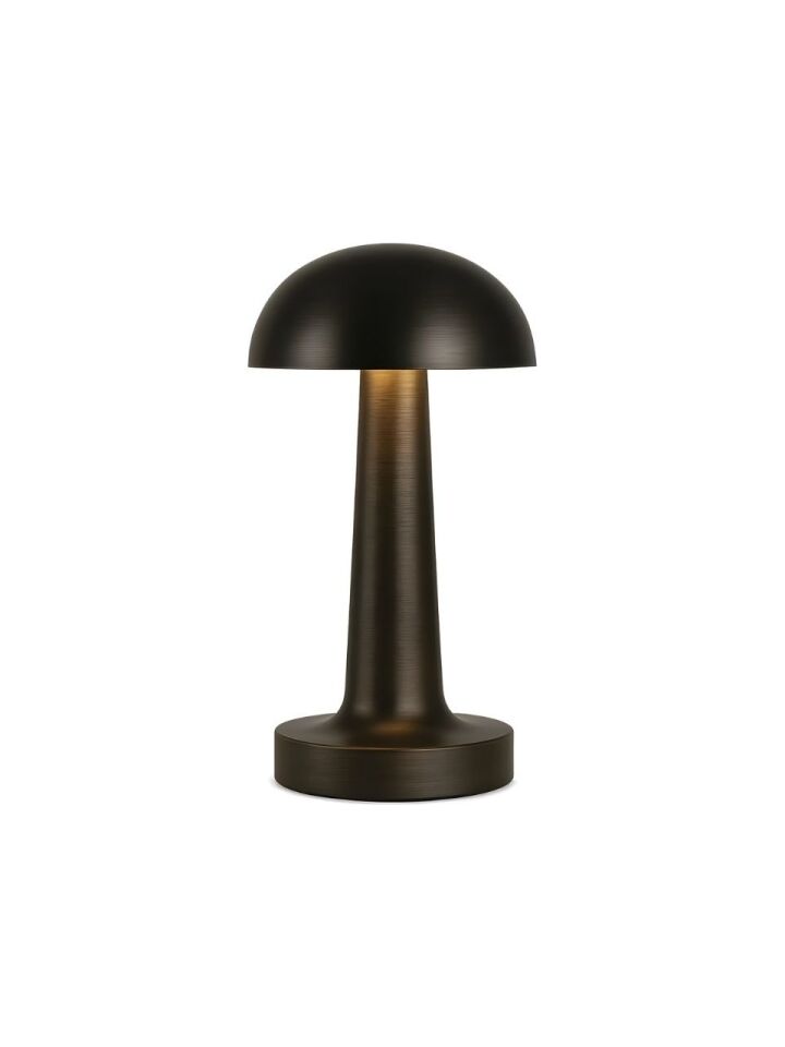 CATA CT 8428 Lizbon Siyah Kasa Antik Şarjlı Masa Lambası