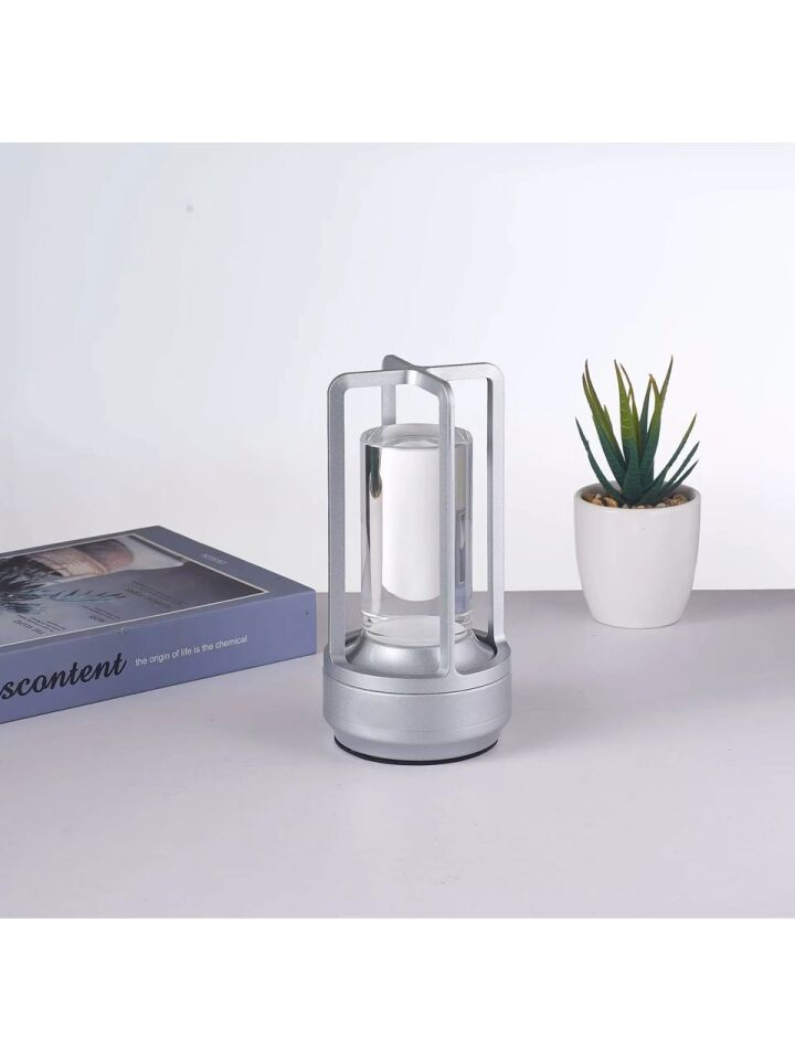 CATA CT 8439 Vegas Şarjlı Masa Lambası Krom 3 Fonksiyonlu (1800K-2800K-6400K)