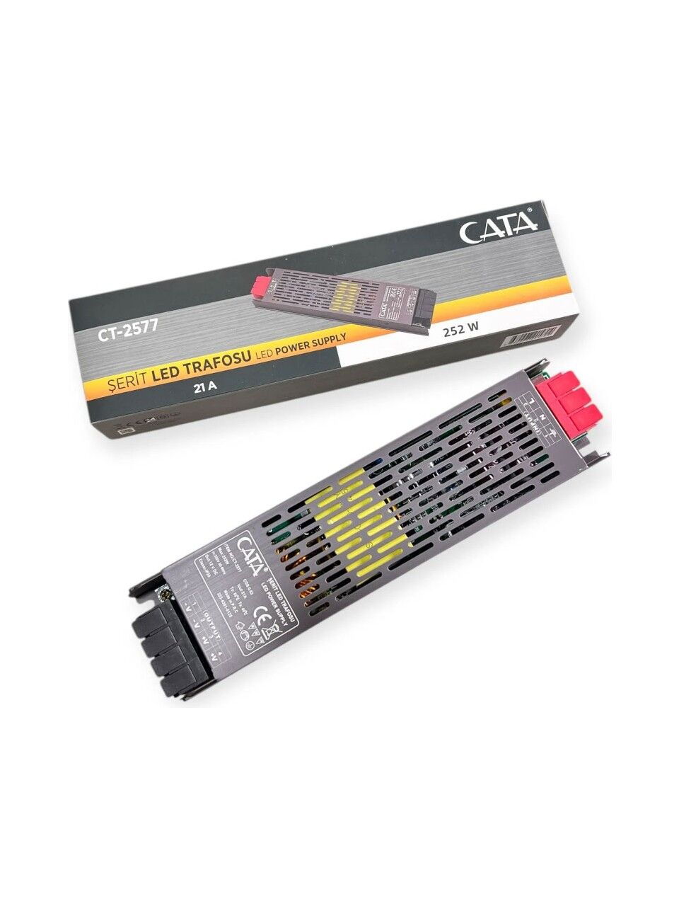 CATA CT 2577 21A Fansız Şerit Led Trafosu 250W