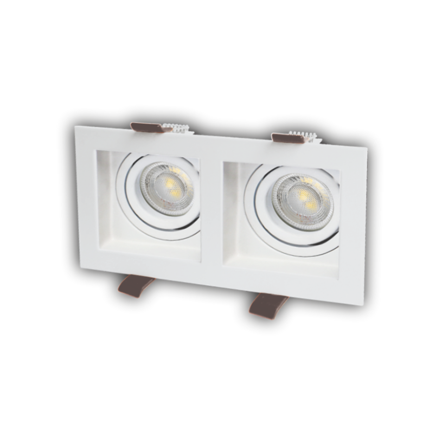 CATA CT 5237 Pars Beyaz İkili Spot Kasası