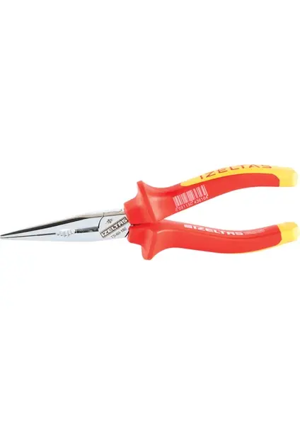 İzeltaş 1000V İzoleli Elektrikçi Kargaburun Düz Uçlu  3220 13 6140