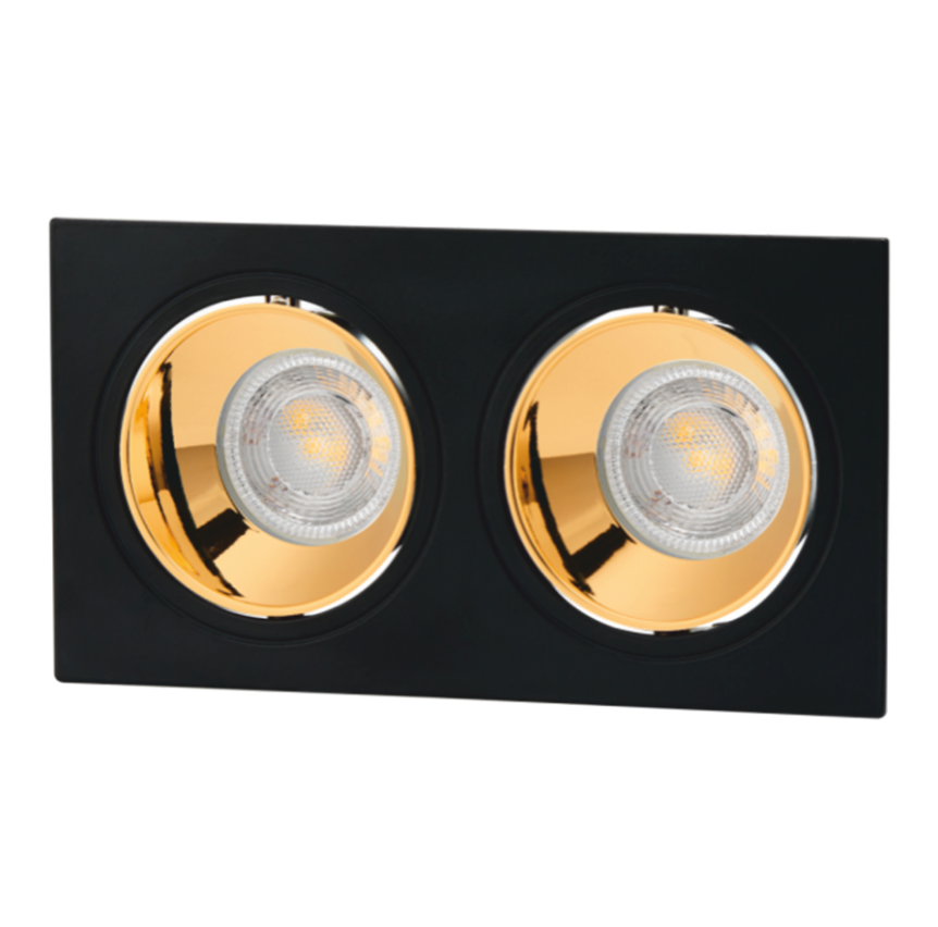 CATA CT 5056 Jaguar Siyah Bakır İkili Spot Kasası