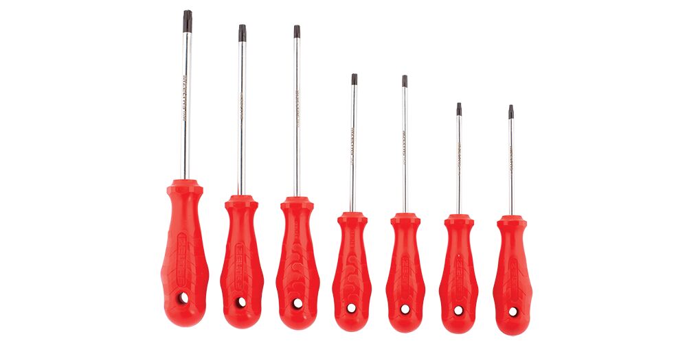 Delikli Torx®  Uçlu Tornavida Takımı (7 Parça)