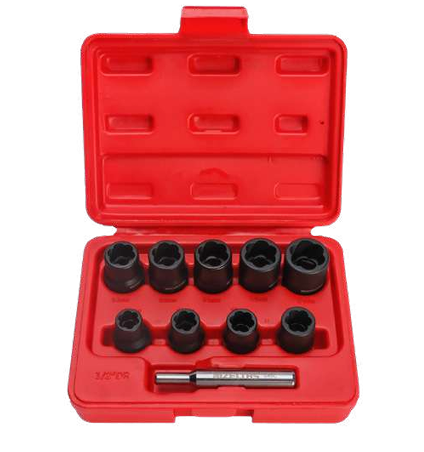 Izeltaş 14000 005130 1/2” Twist Lokma Anahtar Set (10 Parça, Mm)