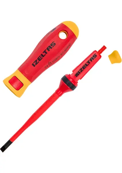 İzeltaş 1000V İzoleli Elektro Slim Tornavida Seti (14 Parça) 14000 005342