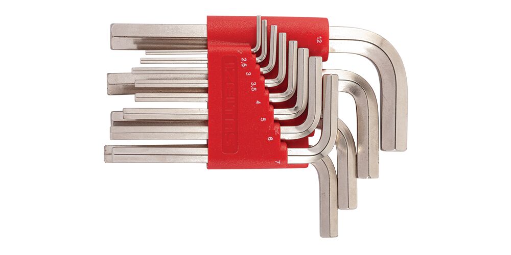 Allen Anahtar Takım Altı Köşe Standart Boy 12 Li (mm)