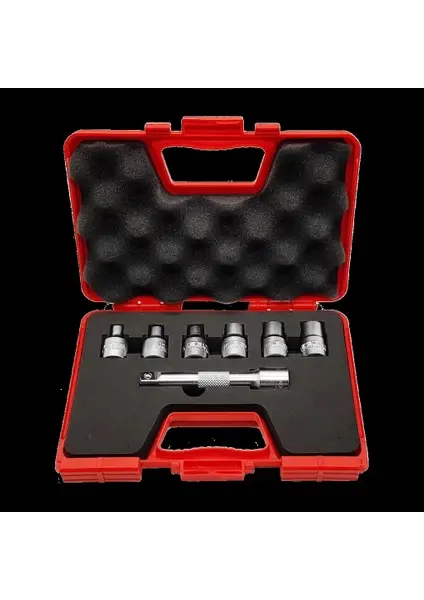 İzeltaş 1113 00 6007 1/2'' Star (Torx®) Lokma Anahtar Takımı 7 Parça