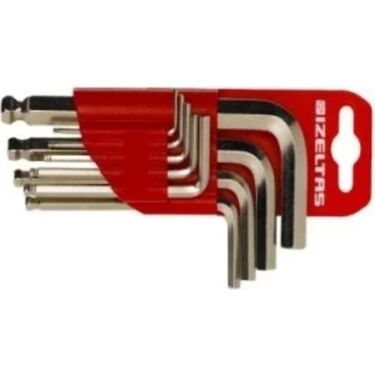 Yuvarlak Başlı Allen Anahtar Takımı Standart Boy (8 Parça, mm)