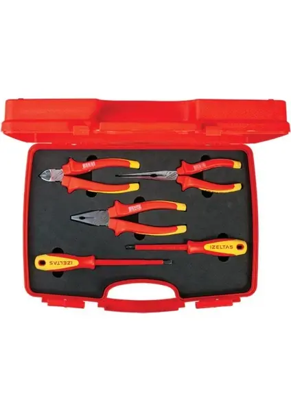 İzoleli Elektrikçi Seti 5 Parça 1000V